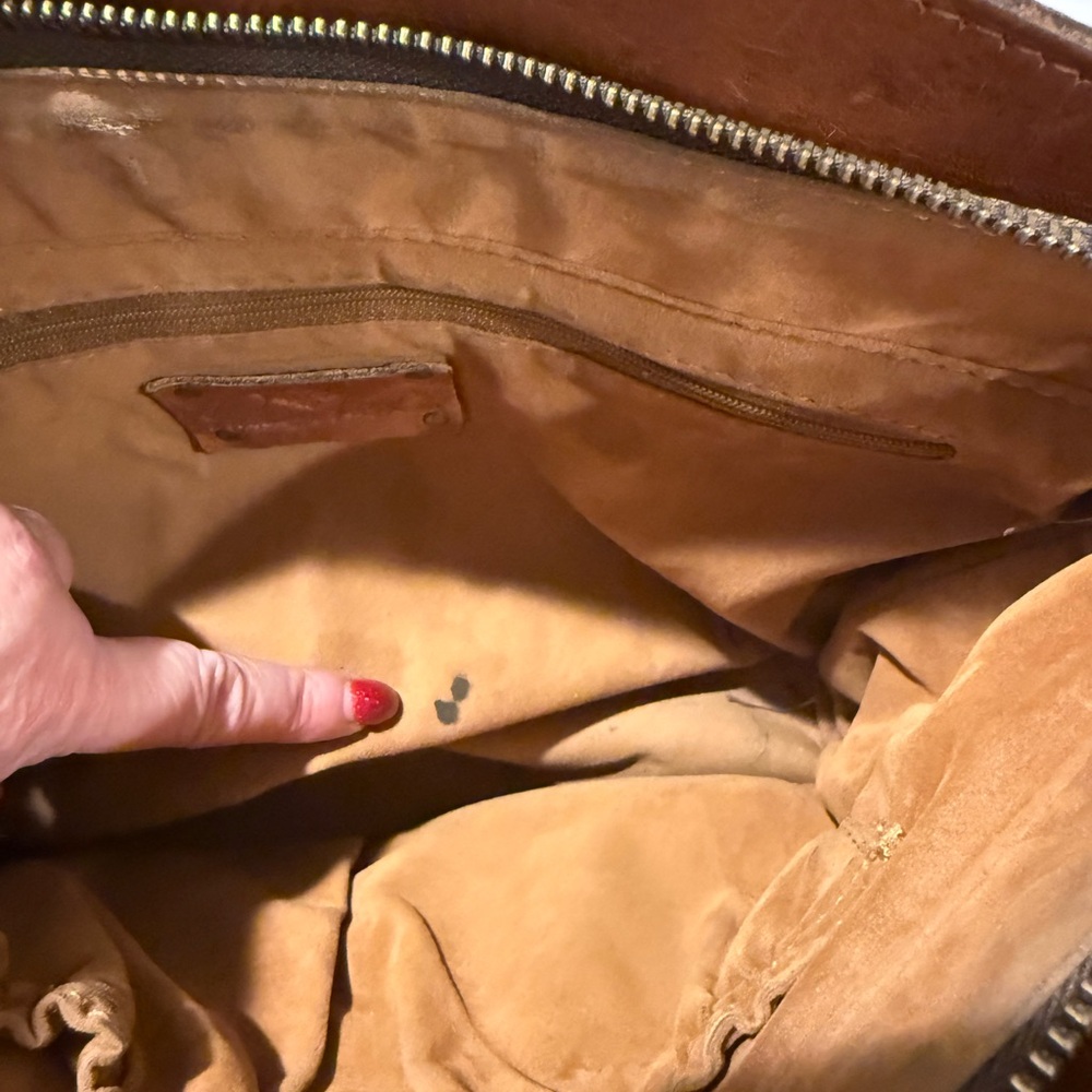 Patricia Nash Zamora Leather Tooled Tote Bag - Picture 7 of 16